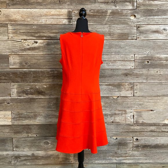 🔥Tommy Hilfiger Orange Red Sheath Dress🔥 - Picture 3 of 7